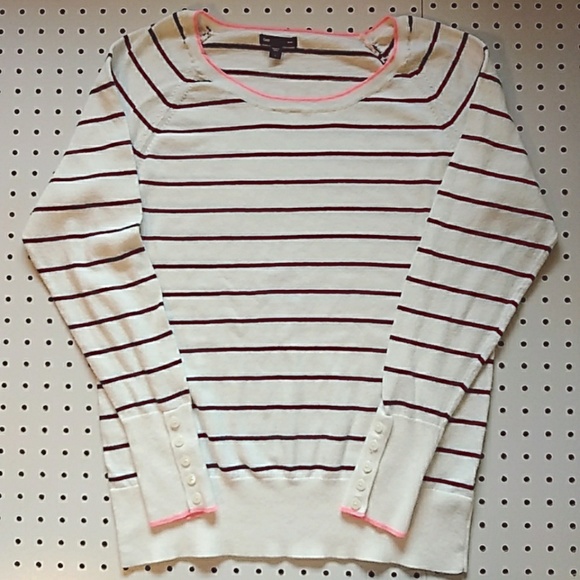 GAP Sweaters - GAP Stripe Lightweight Sweater, Size Large